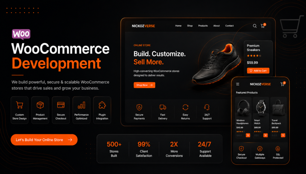 WooCommerce online store development