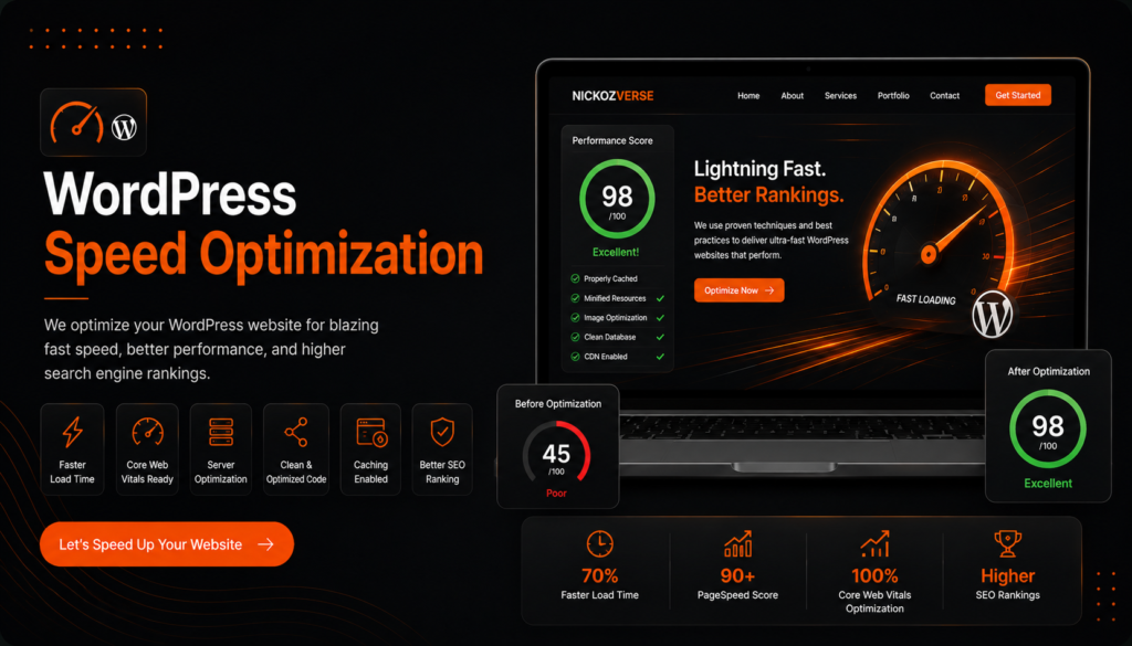 WordPress website speed optimization